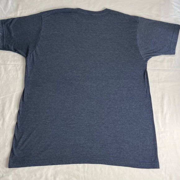 Foo Fighters S.F. Valley CA Rock & Roll T-Shirt Men's Blue Crewneck Short Sleeve - Picture 4 of 4